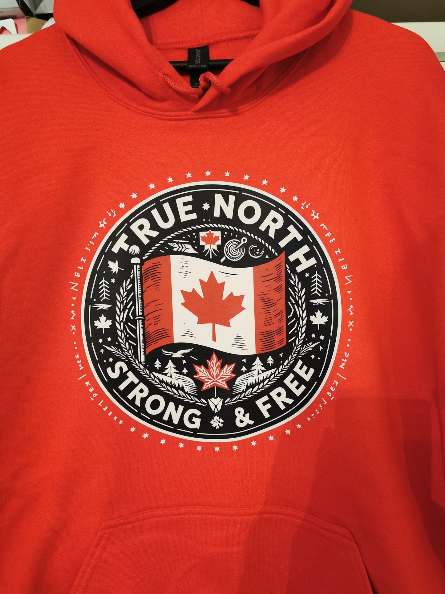 All New True North Strong and Free Hoodie